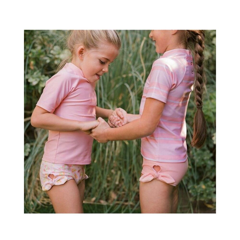 Minnow Rash Guard, Pink - Picture 2 of 3